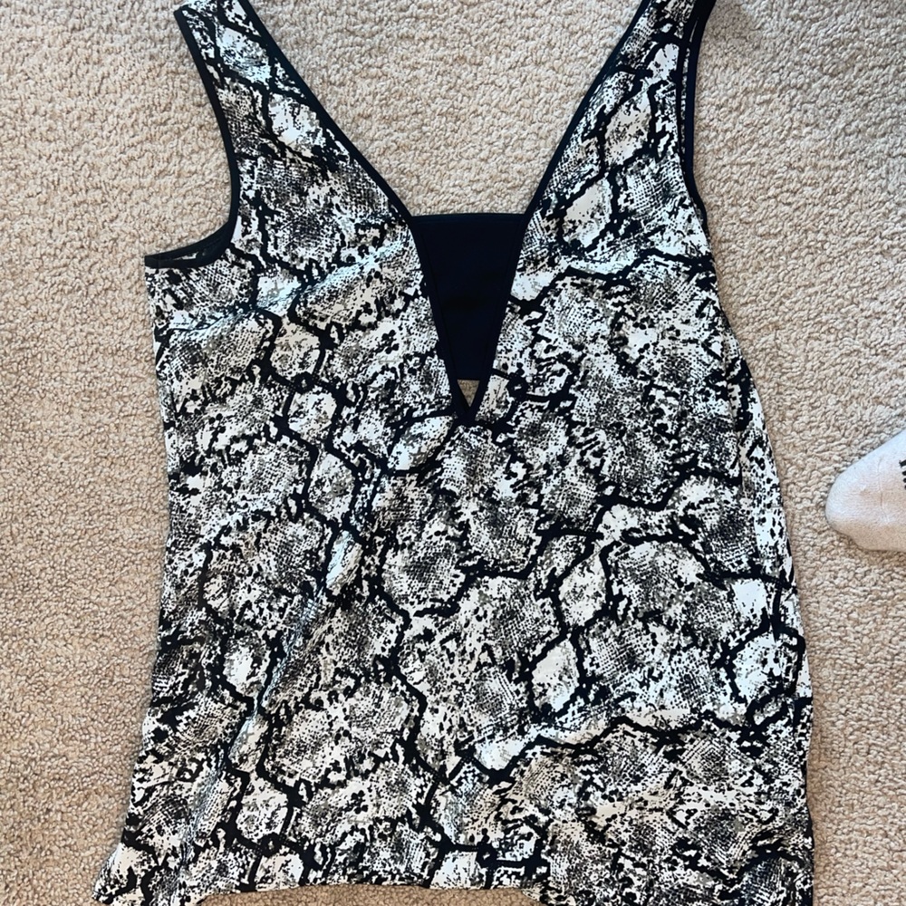 Express Snakeskin Tank Top